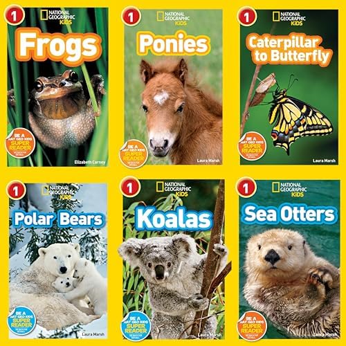 National Geographic Kids Readers 6 Book Set (National Geographic